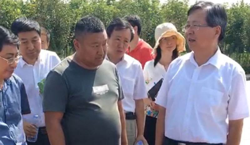 農(nóng)業(yè)部及負責領(lǐng)導一起參觀了愛麗潔農(nóng)村廁所改造產(chǎn)品，并得到了認可